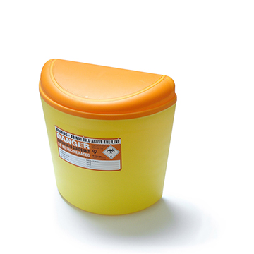 Sharps bin with improved appearance and reduced cost