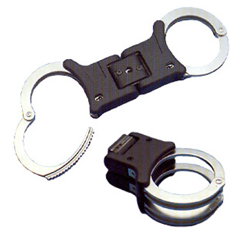 Folding handcuff with patented folding mechanism